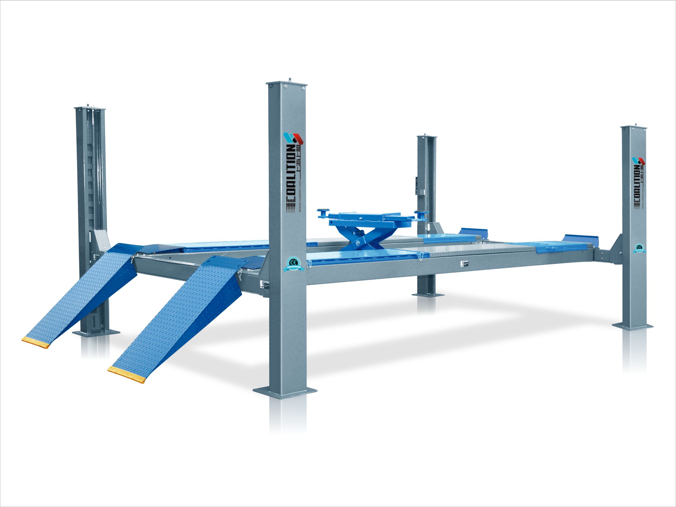 SML-6.3T 6.3吨 四柱四轮定位举升机